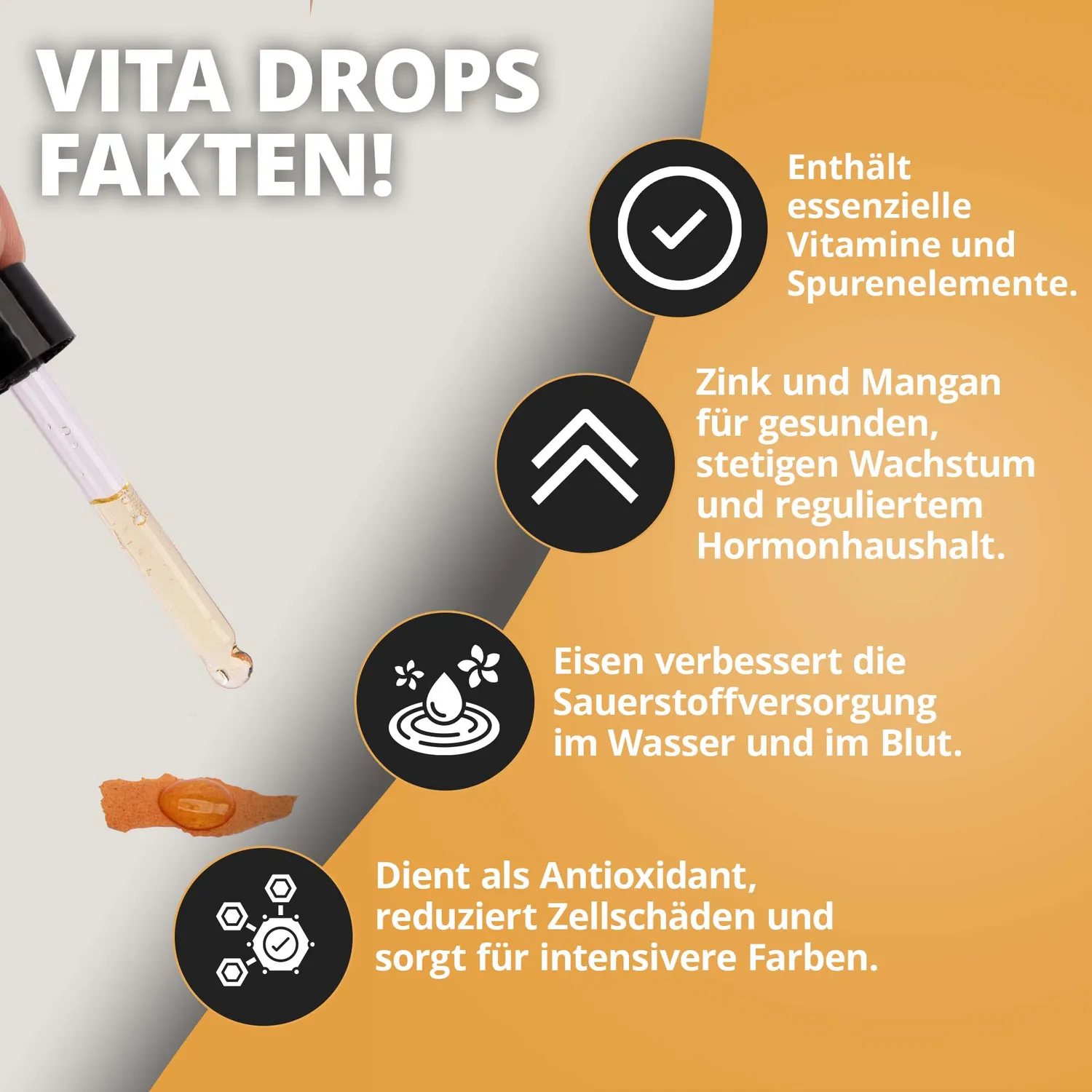 NatureHolic Vita Drops Fish Fischfutter-Zusatz 30ml Vitamine