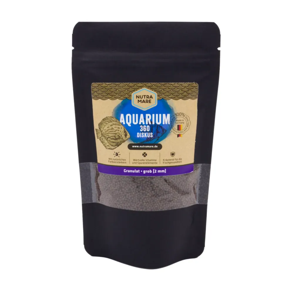 Nutramare Aquarium360 Diskus Diskusfutter 250 ml mit Kräutern