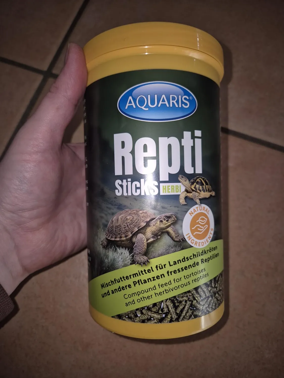AQUARIS Repti Sticks Herbi Schildkrötenfutter 540 g