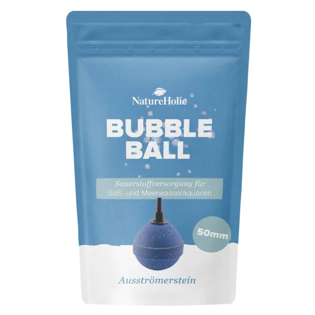 NatureHolic Bubble Ball Ausströmerstein 50 mm blau