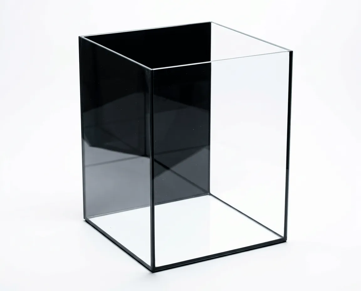 NatureHolic Black Wall Nano-Aquarium 12L schwarzes Glas