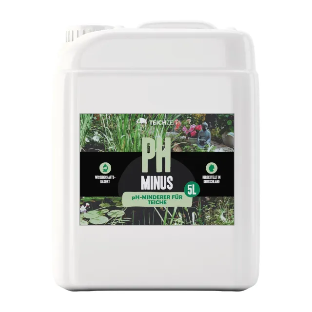 Teichzeit pH Minus Teichwasser 5 Liter Ammoniak-Schutz
