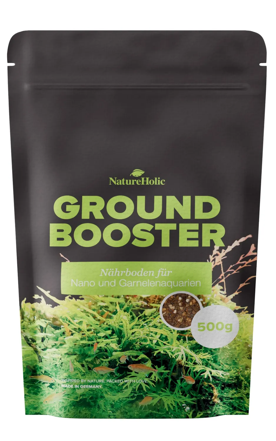 NatureHolic GroundBooster Nährboden Aquarium Bentonit+Nährstoffe