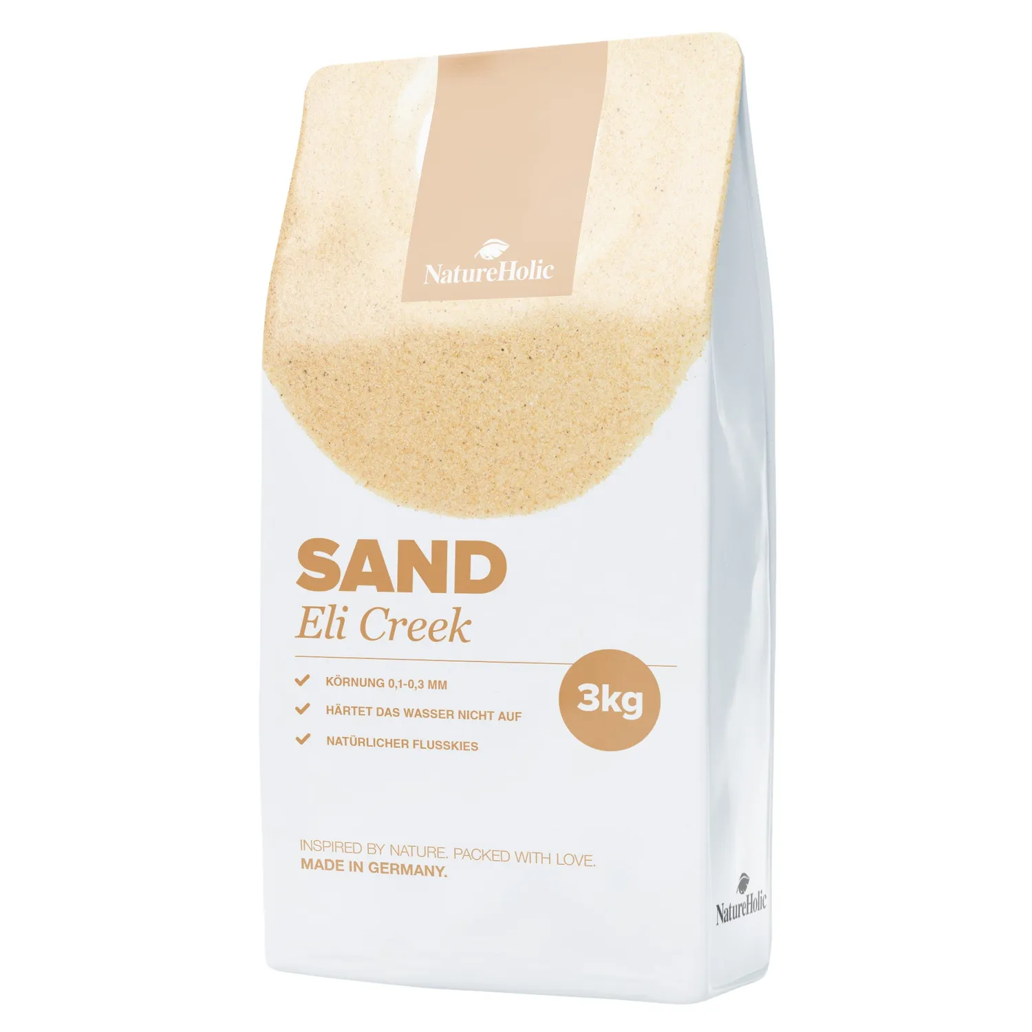 NatureHolic Eli Creek Natursand Aquarium 3 kg 0,1-0,3 mm
