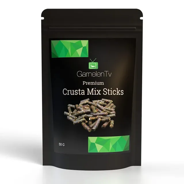GarnelenTv Crusta Mix Sticks Garnelenfutter 50g Pflanzlich