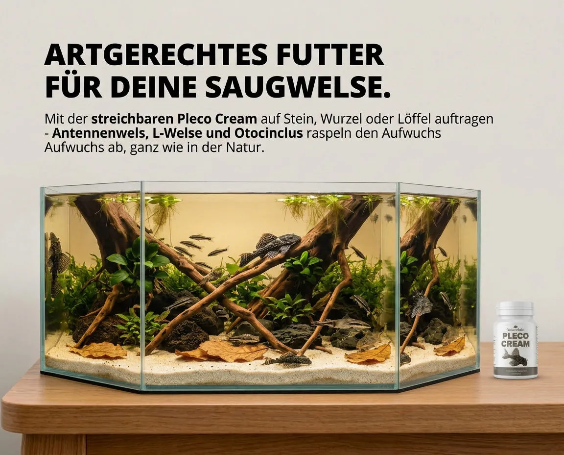 NatureHolic Pleco Cream Futterpaste 100 g Saugwelse