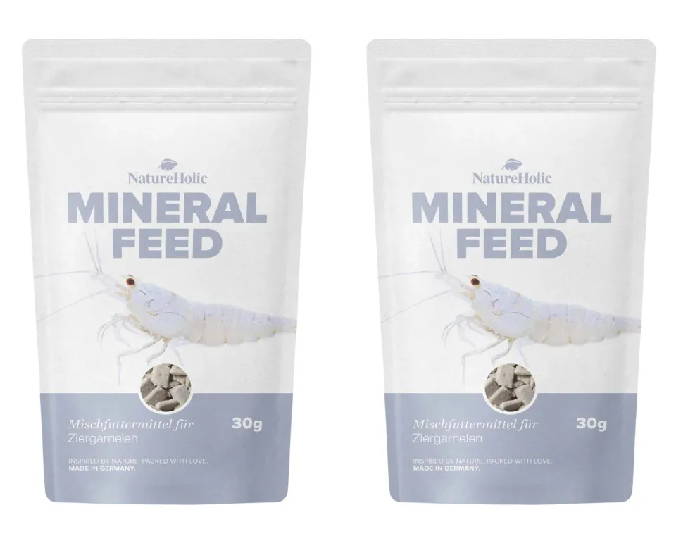 NatureHolic Mineralfeed Garnelenfutter Sparbundle 2 Stück