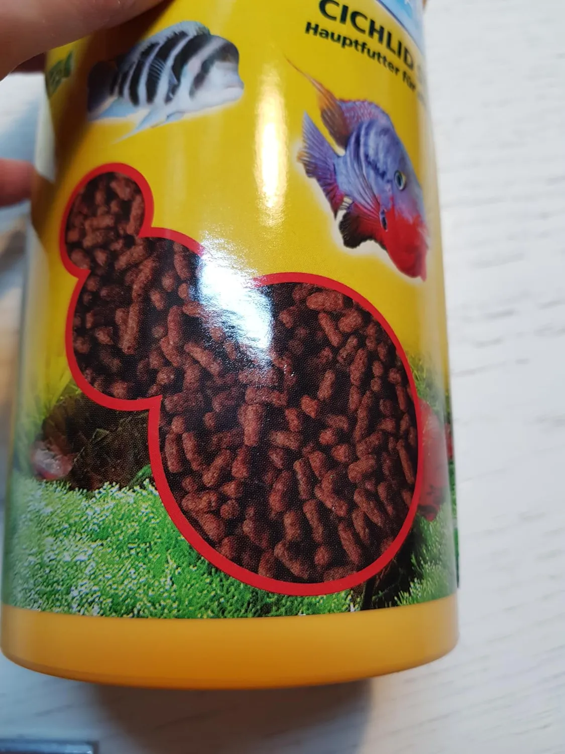AQUARIS Cichlid Sticks Cichlidenfutter 125 g natürlich