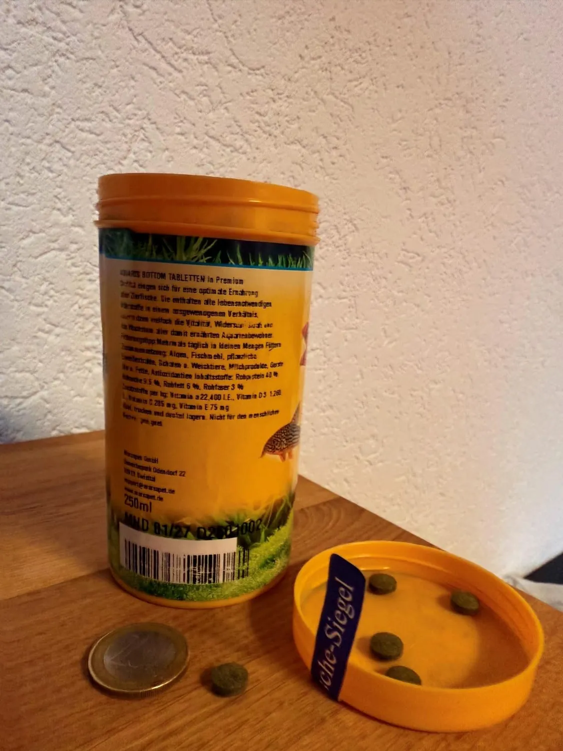 AQUARIS Bottom Tabletten Welsfutter 220 Stück sinkend
