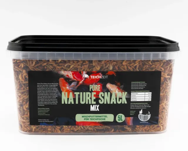 Teichzeit Pure Nature Snacks Teichfutter-Mix 5000 ml