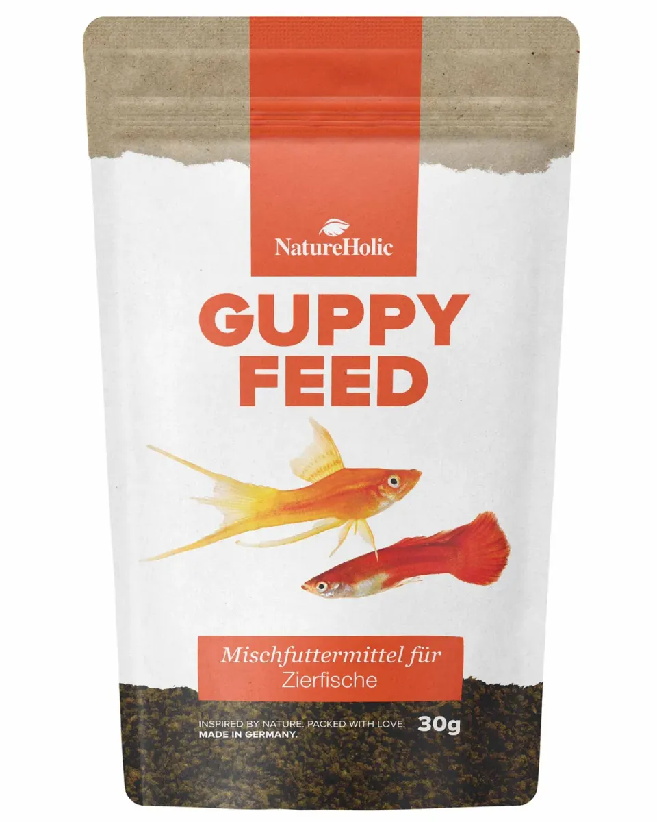 NatureHolic Guppyfeed Guppyfutter 30 g 0,5 mm Softgranulat