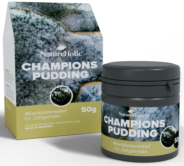 NatureHolic Champions Pudding Garnelenfutter 50ml Protein