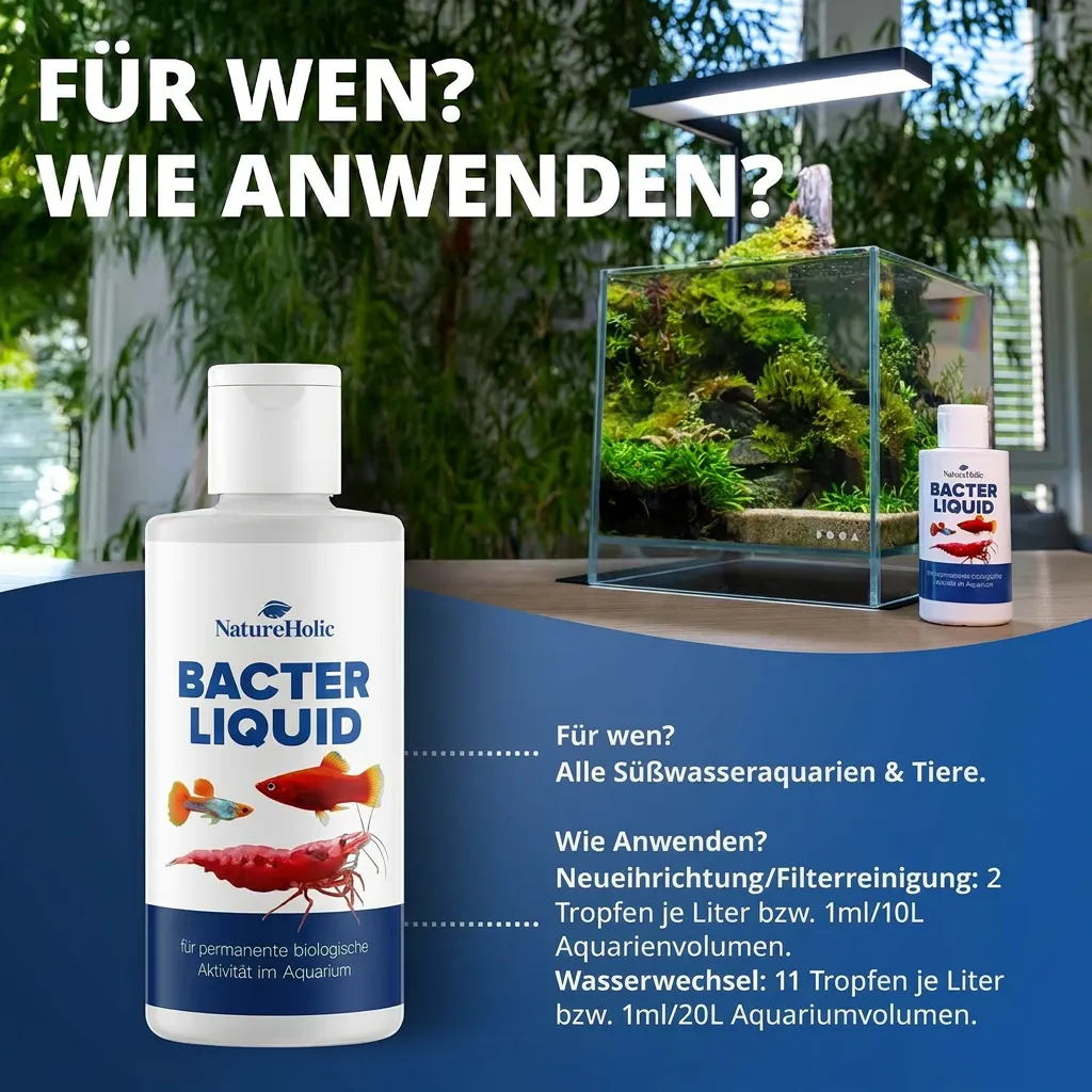 NatureHolic Bacter Liquid Filterstarterbakterien 125 ml flüssig