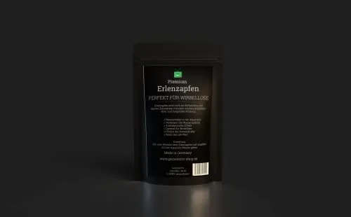 GarnelenTv Premium Erlenzapfen 60 Stück für Aquarium