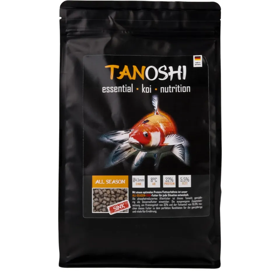 Tanoshi All Season Sink Koifutter 1,2 kg 4,5 mm sinkend