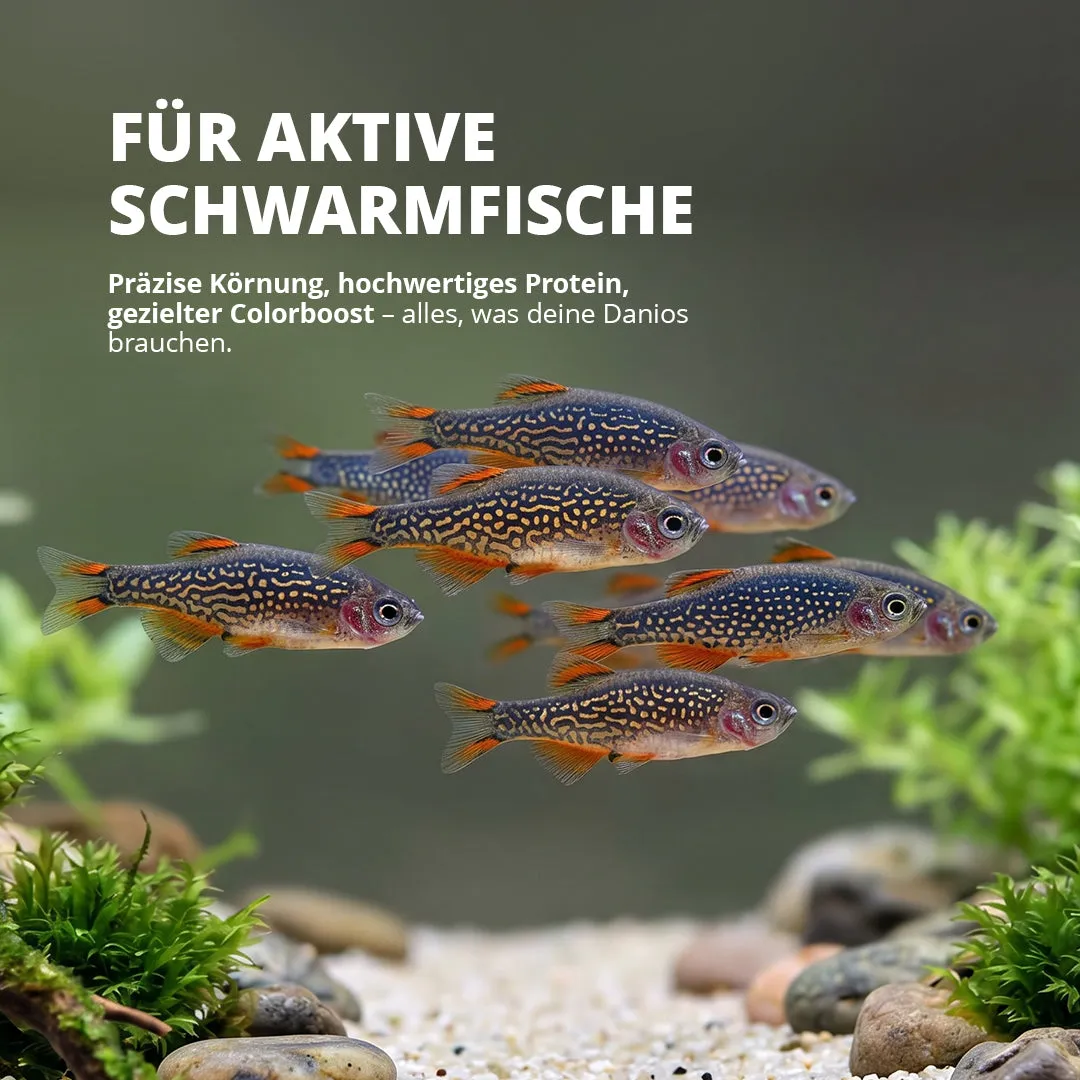 NatureHolic DanioFeed Fischfutter 30 g Farbfutter