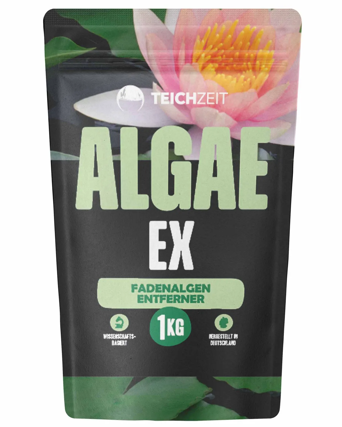NatureHolic Teichzeit AlgaeEx Fadenalgen Stopp Algenvernichter 1kg