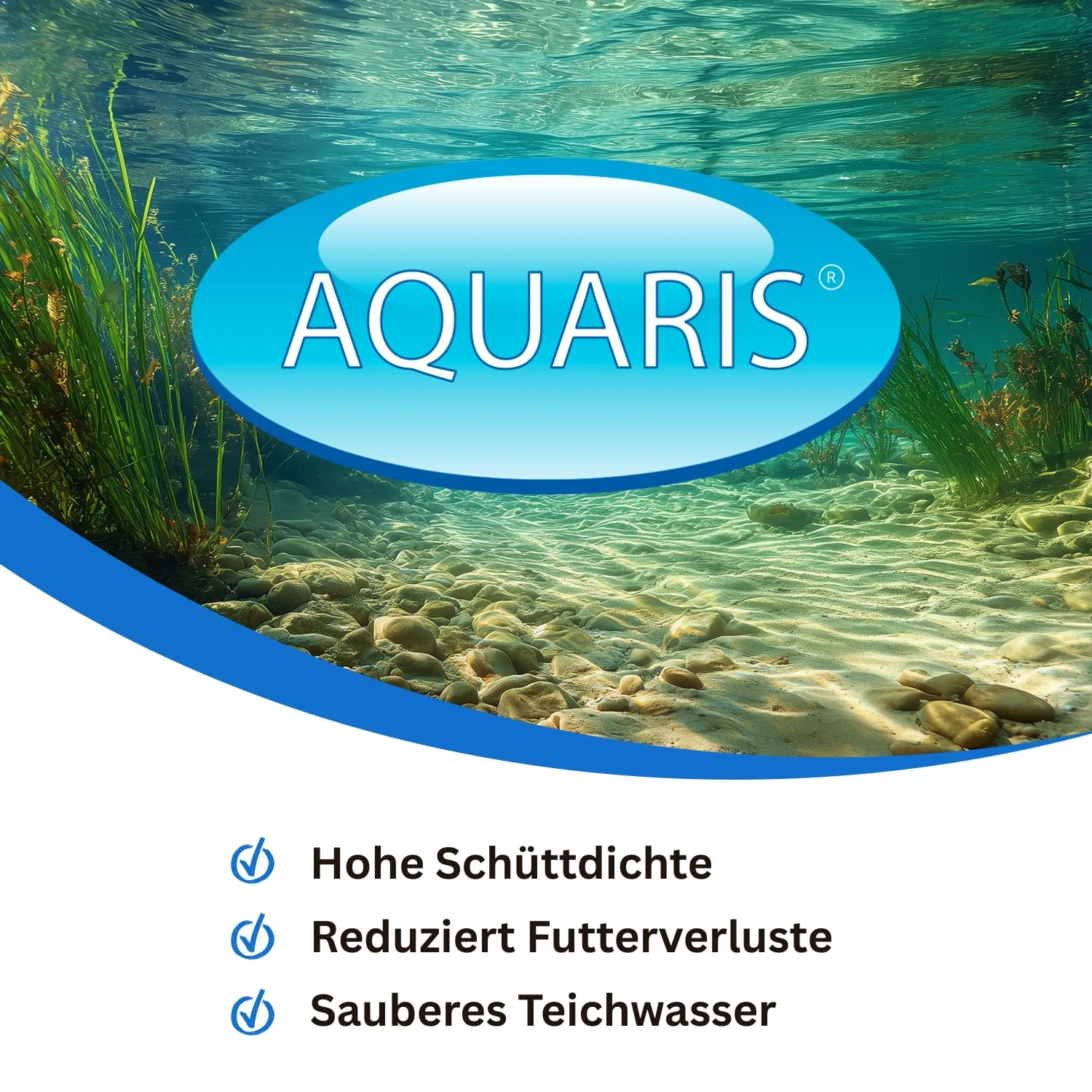 AQUARIS Störfutter Pellets 6 mm sinkend 3,81 kg