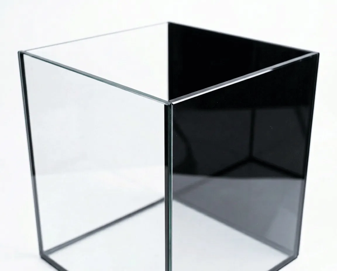 NatureHolic Black Wall Nano-Aquarium 12L schwarzes Glas