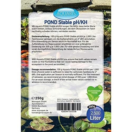 AQUARIS Pond Stable pH/KH Teichpflege 250 g KH-Stabilisierung