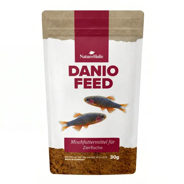 NatureHolic DanioFeed Fischfutter 30 g Farbfutter