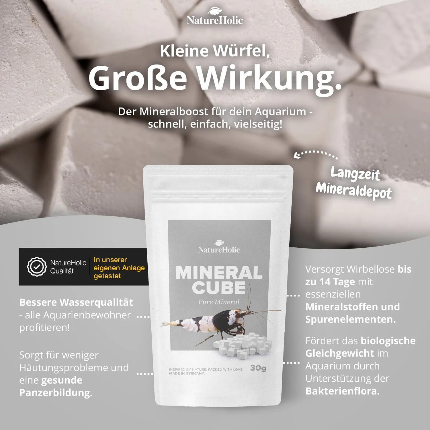 NatureHolic Häutungs Booster Mineral Bundle 3-teilig