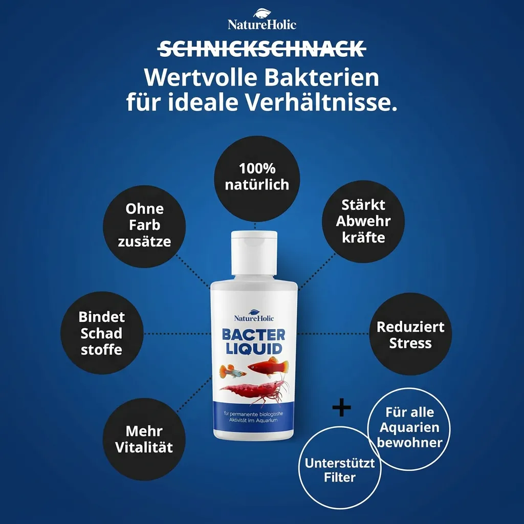 NatureHolic Bacter Liquid Filterstarterbakterien 125 ml flüssig