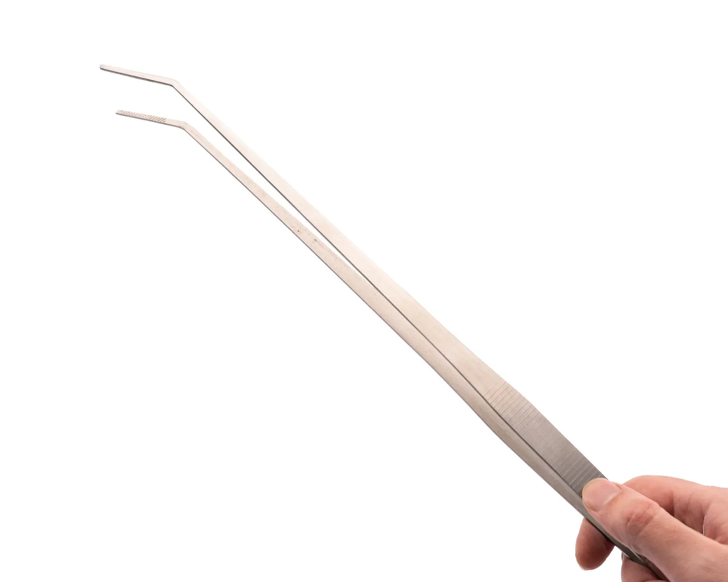 NatureHolic ScapingTweezers curved Pinzette silber 48cm