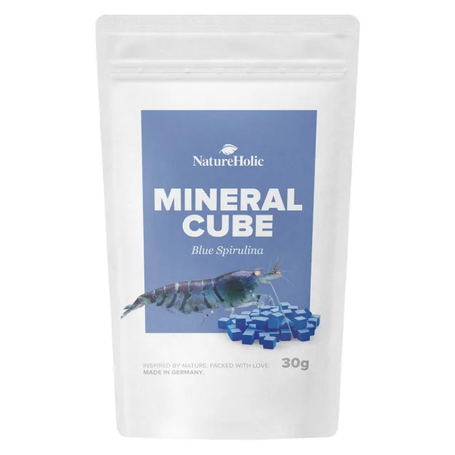 NatureHolic MineralCube Blue Spirulina Mineralfutter 30g Urlaub