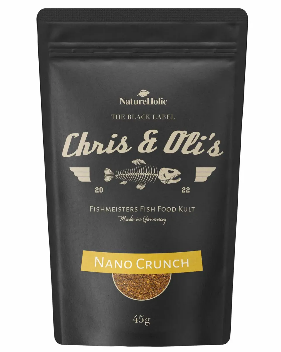 Chris und Olis Nano Crunch Nanofischfutter Granulat 45g