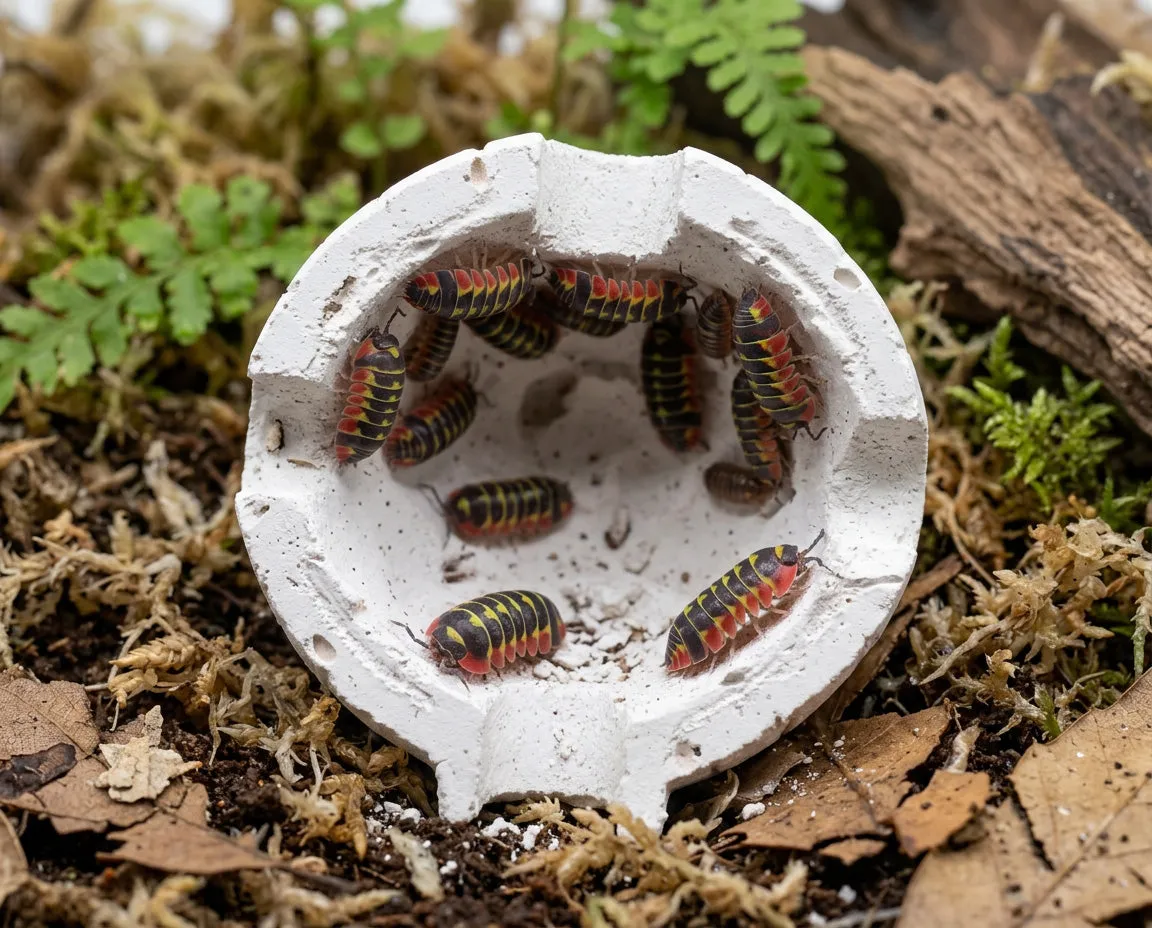 NatureHolic Assel Shelter Versteck Mineralquelle Isopod Terrarium