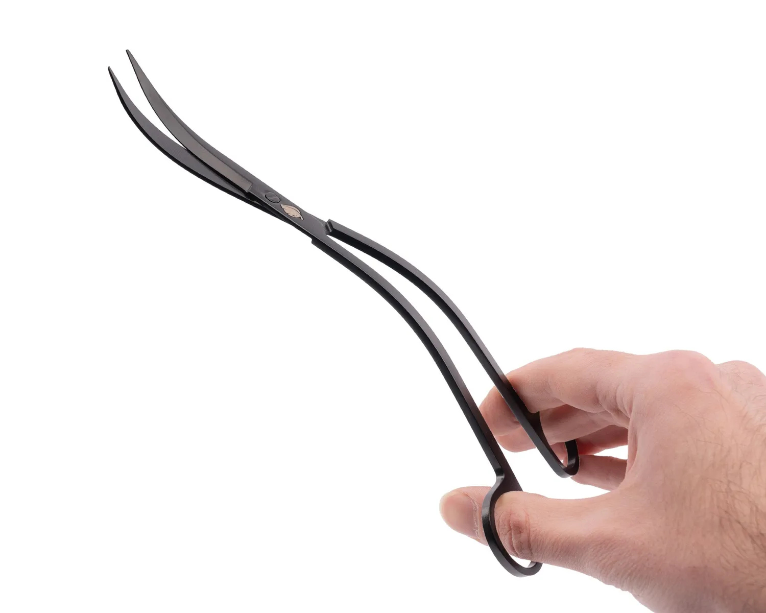 NatureHolic Scaping Scissors wave Pflanzenschere schwarz 25 cm Edelstahl