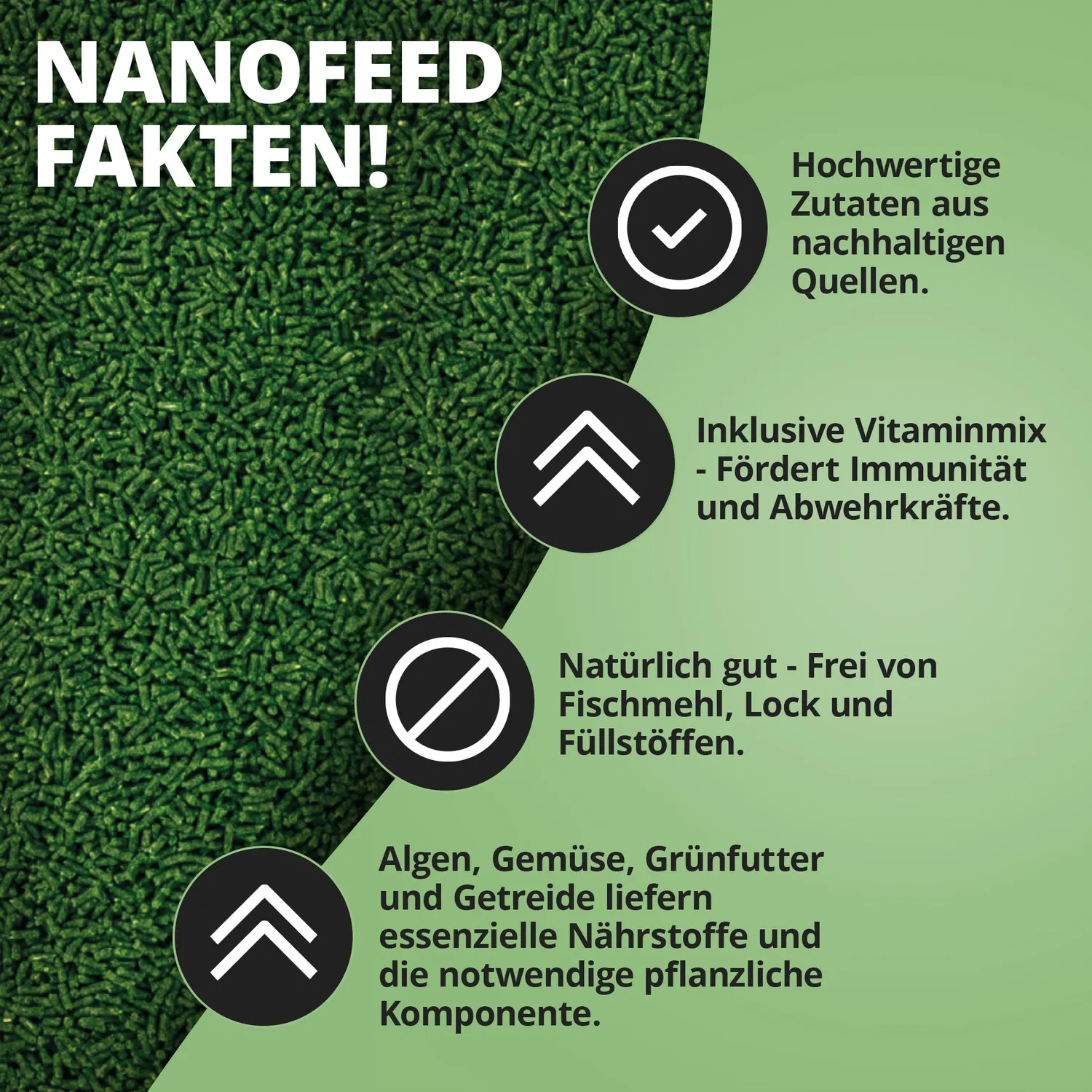 NatureHolic Nano Bites Garnelenfutter 25g sinkende Mikrosticks