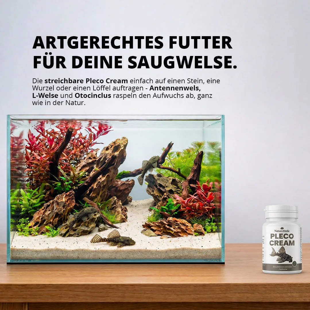 NatureHolic Pleco Cream Futterpaste 100 g Saugwelse