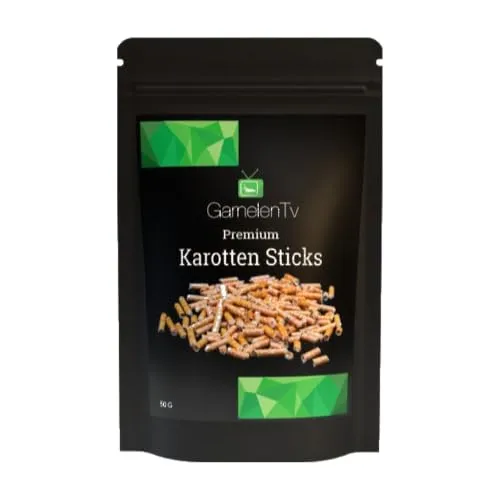 GarnelenTv Karotten Sticks Garnelenfutter 50 g Karotte