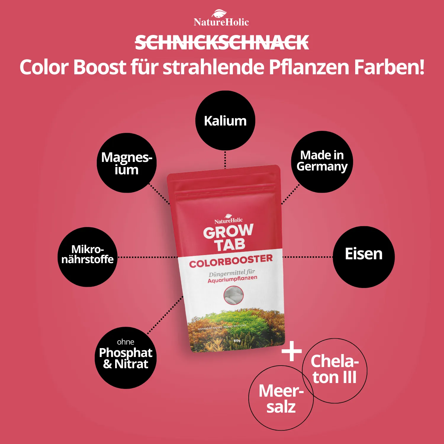 NatureHolic Grow Tab Colorbooster Düngetabs Eisen
