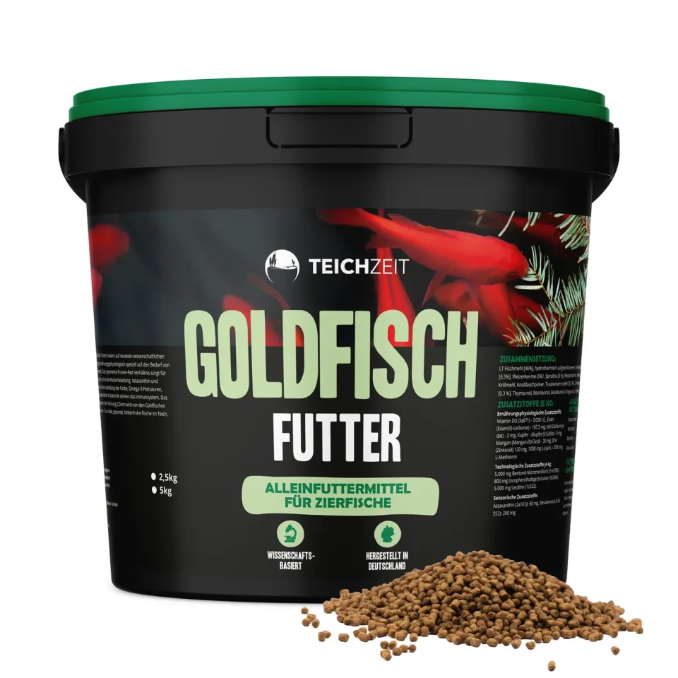 Teichzeit Goldfisch Futter 1000 ml schwimmfähig