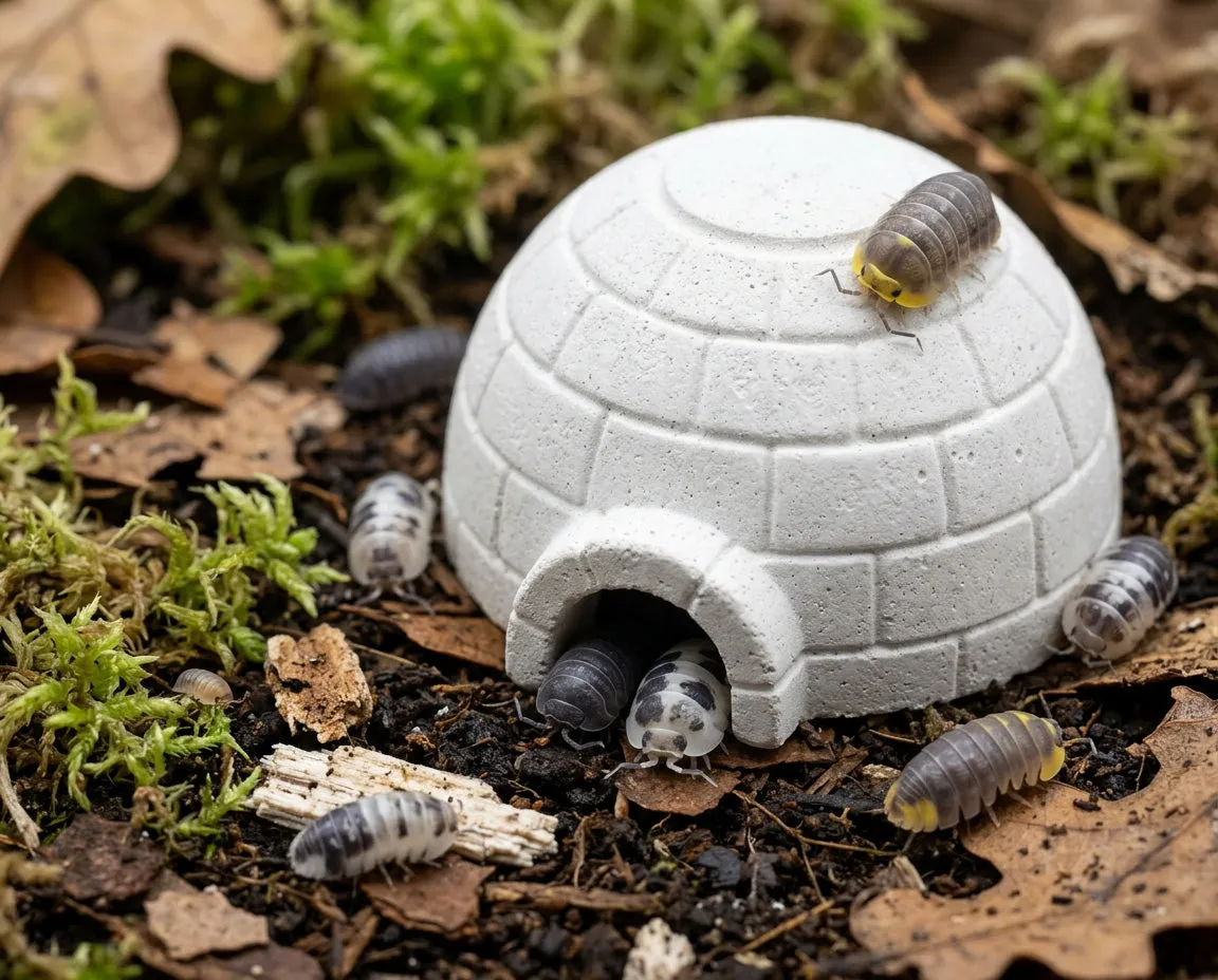 NatureHolic Assel Shelter Versteck Mineralquelle Isopod Terrarium