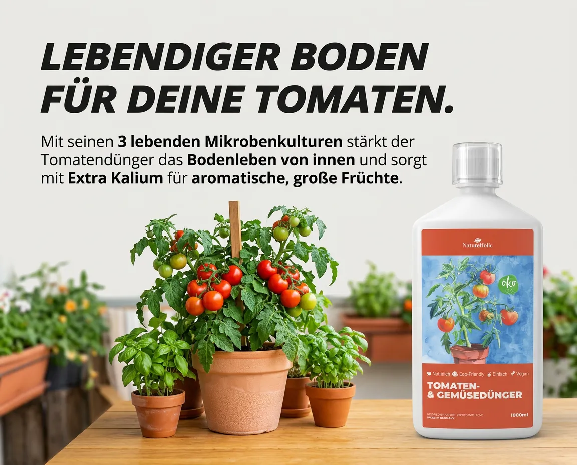 NatureHolic Tomaten- Gemüsedünger 1000ml organisch