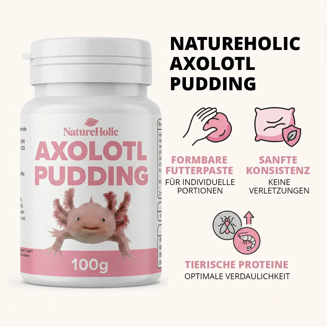 NatureHolic Axolotl Pudding Futterpaste formbar Protein