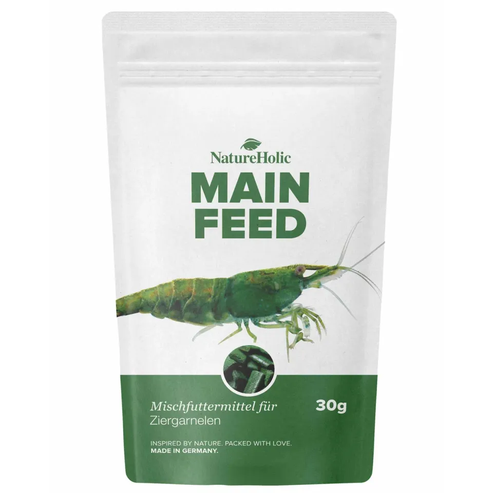 NatureHolic Mainfeed Garnelenfutter 30g Softpads Insektenprotein