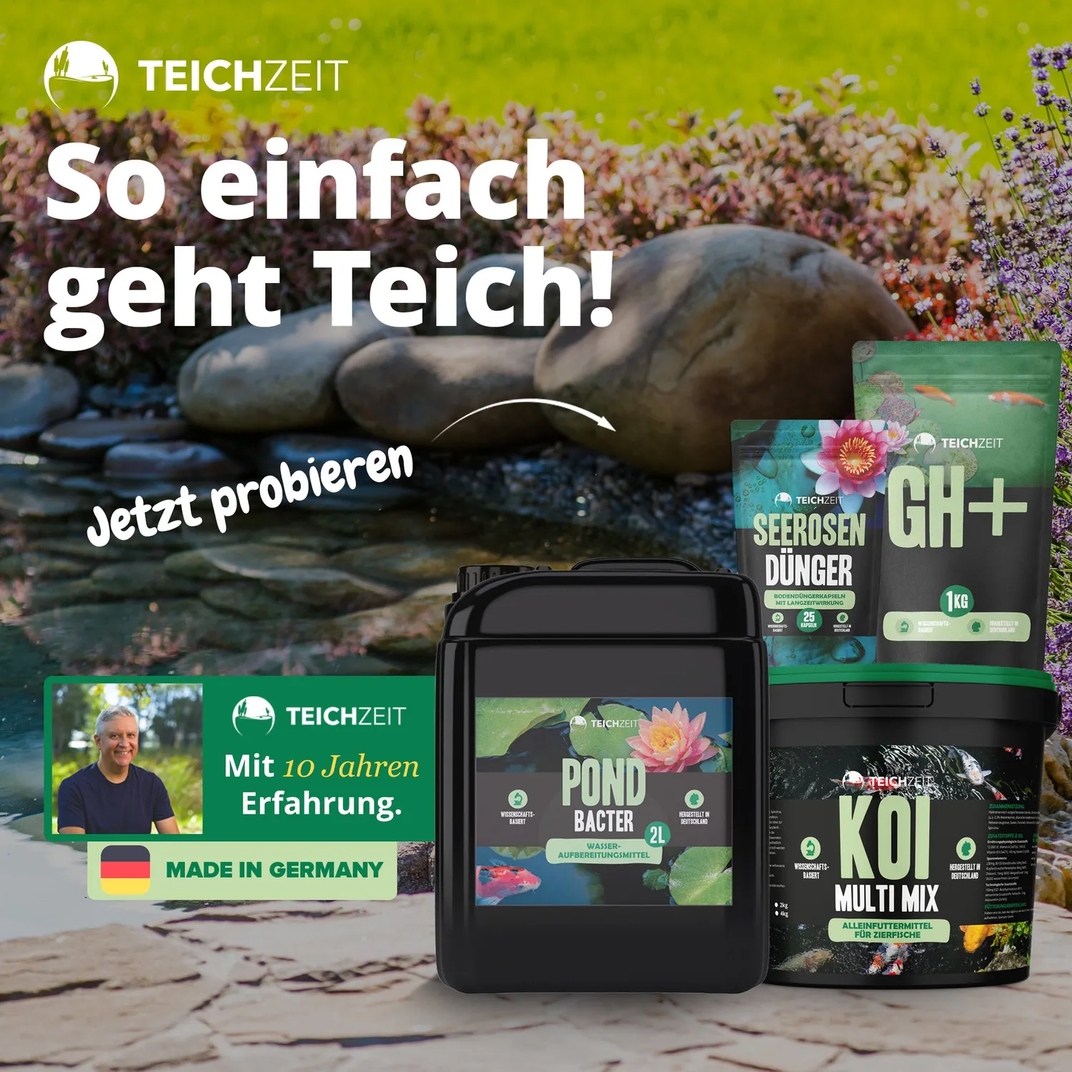 Teichzeit Seerosen Dünger Langzeitdünger 25 Stück Kapseln