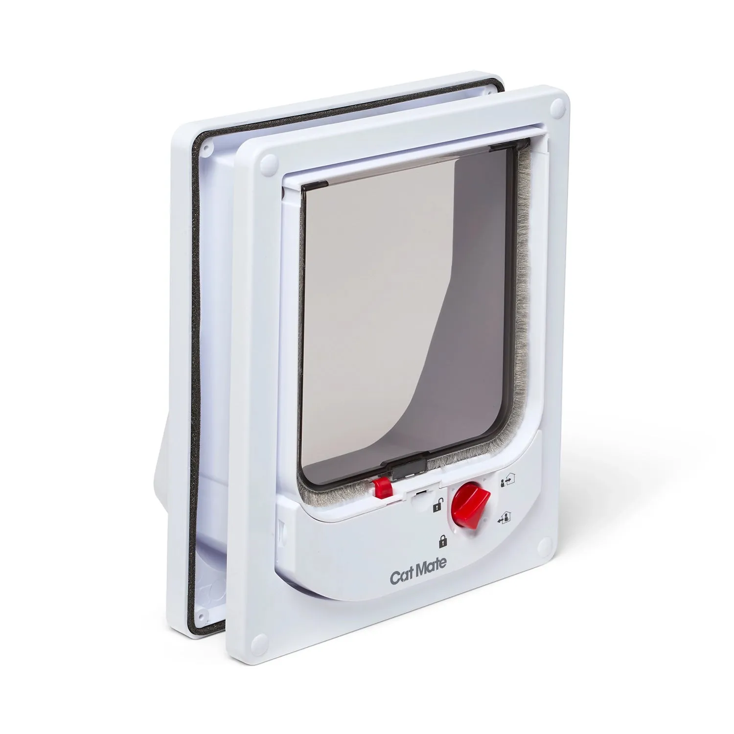 Closer Pets Cat Mate 254W Katzenklappe weiß elektromagnetisch