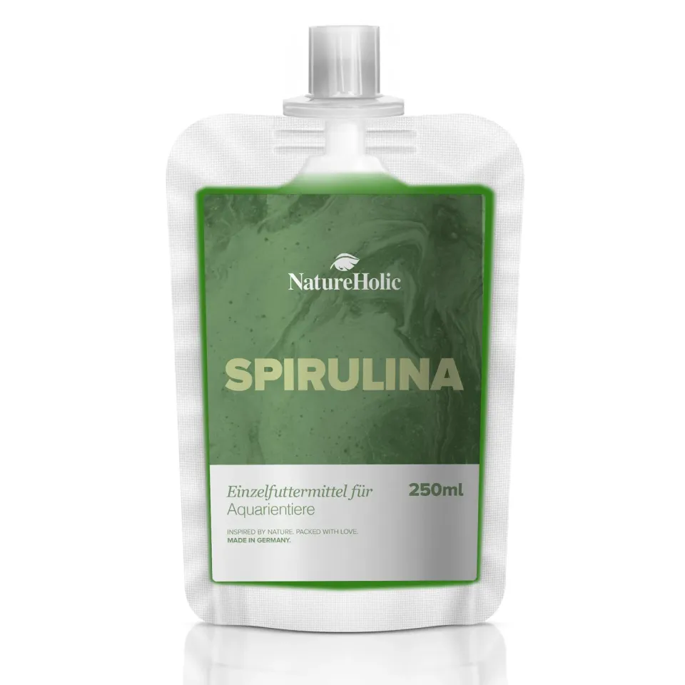 NatureHolic Spirulina Lebendkultur Aufzuchtfutter 250 ml Superfood