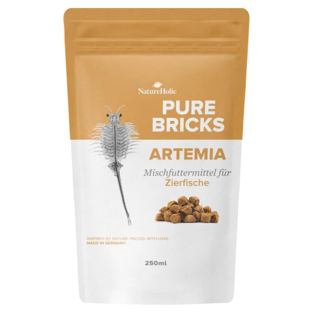 NatureHolic Pure Bricks Artemia Futterwürfel 30g