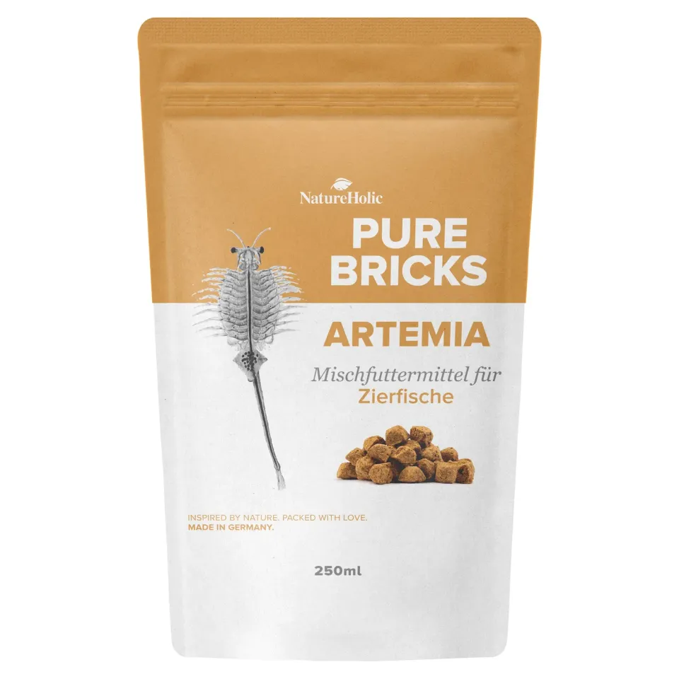 NatureHolic Pure Bricks Artemia Futterwürfel 30g