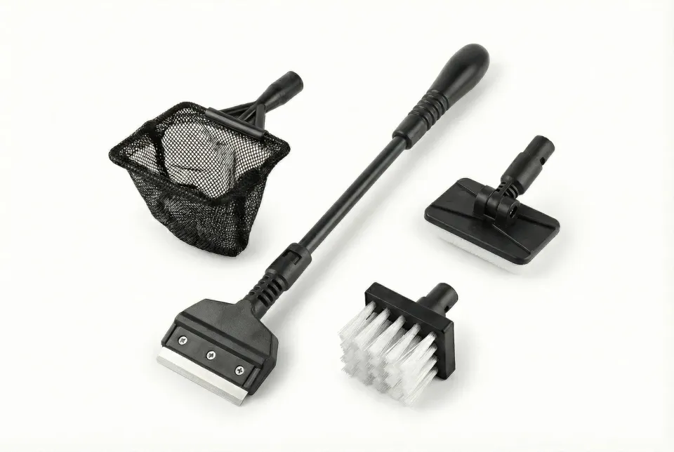 NatureHolic 4in1 Multitool Aquarium Toolset Kescher Klinge 4-teilig