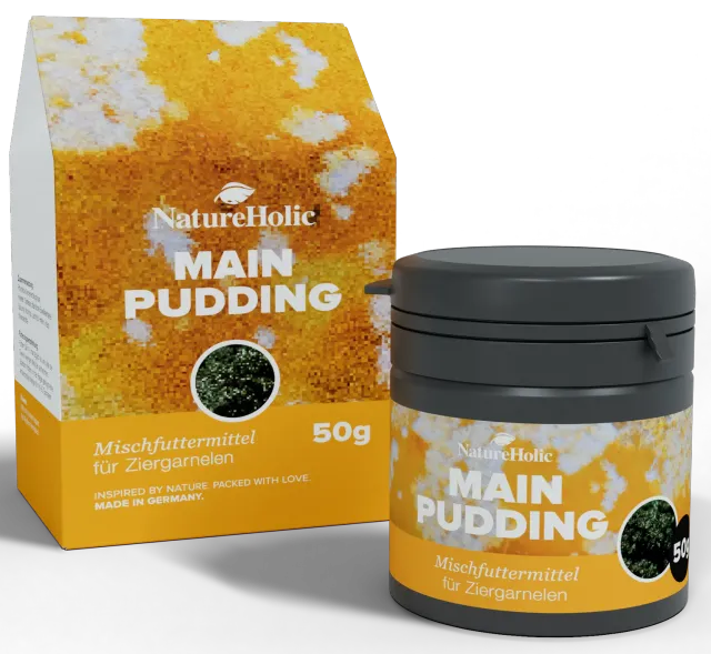 NatureHolic Main Pudding Garnelenfutter 50 ml pflanzlich