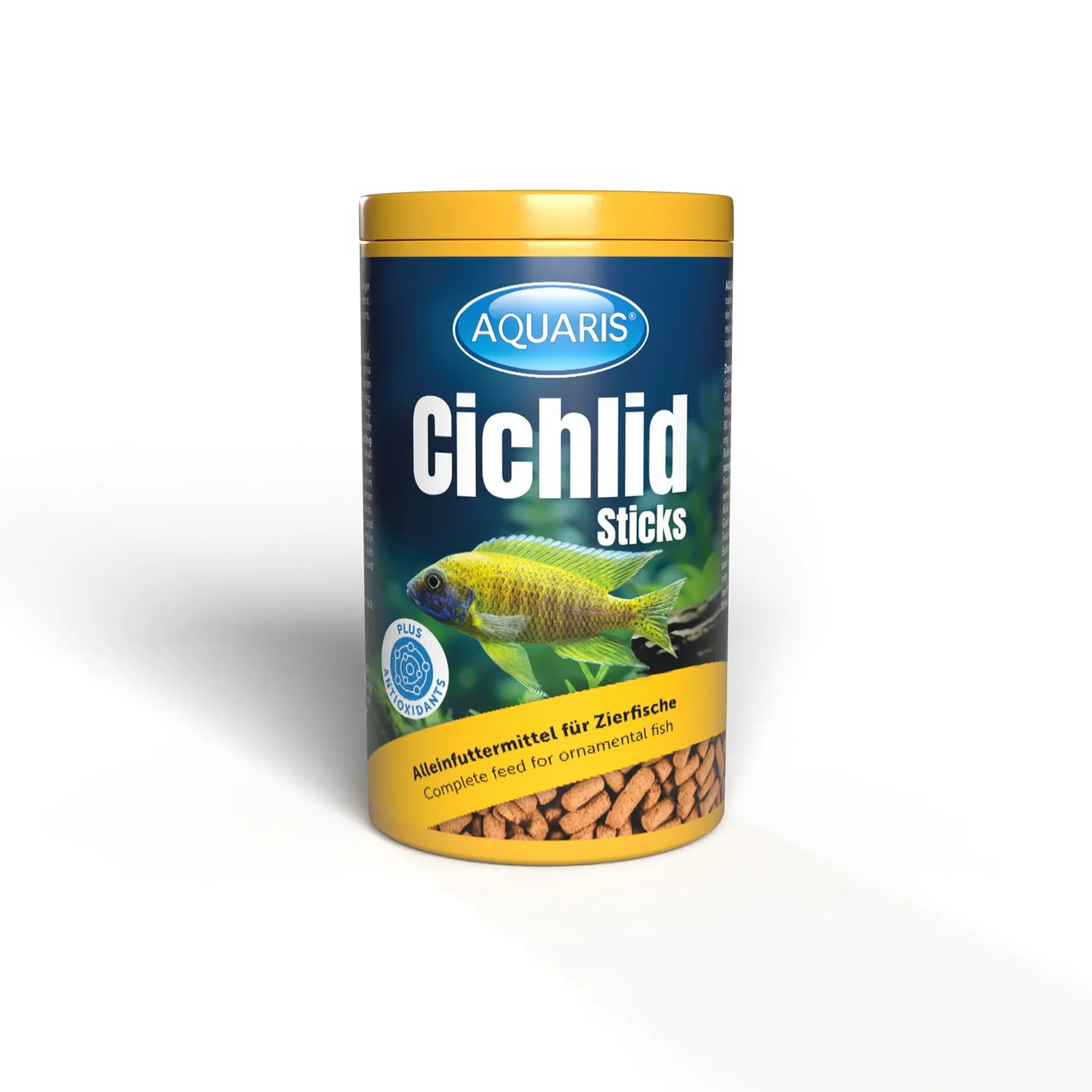 AQUARIS Cichlid Sticks Cichlidenfutter 125 g natürlich