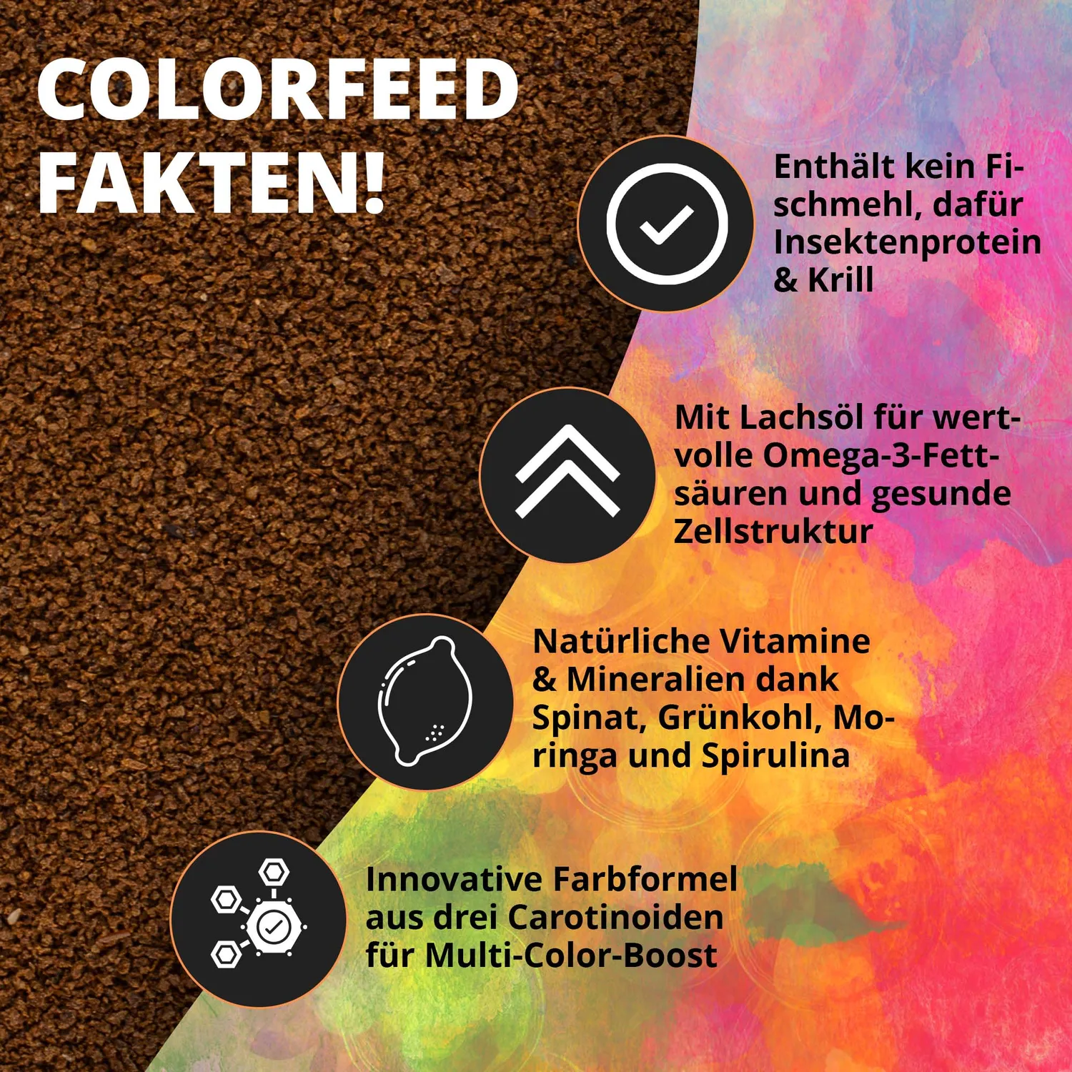 NatureHolic Nano Color Feed Minifischfutter 30g Farbboost